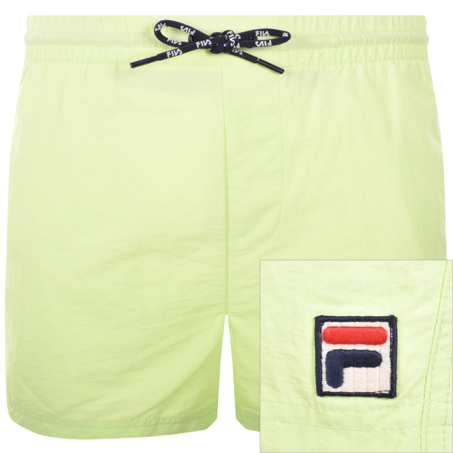 希少 絶版品 リヤドロ Verano In Fantil Summer Fila Vintage Artoni Swim Shorts Shadow Lime | Mainline Menswear